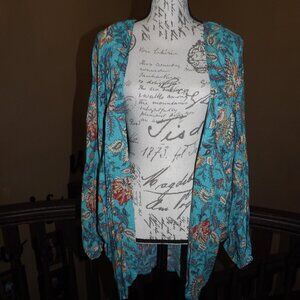 women's MAURICES floral kimono size small/medium NEW with tags!